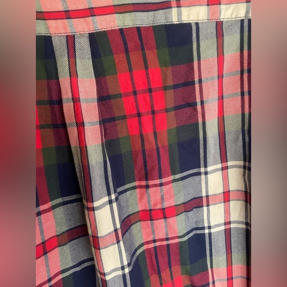 Daniel Cremieux Red and Black Plaid button down Shirt large Christmas style - Picture 7 of 7